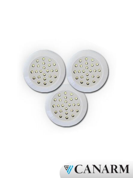 Canarm 3 Pack LED Pucks for Under-Cabinet 5.25W White PS3/120WHT-C