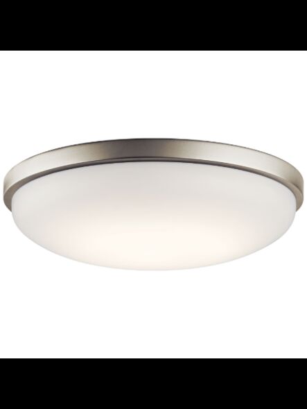 Kichler 10765NILED 1-Light Brushed Nickel 34W LED Flush Mount Ceiling Light