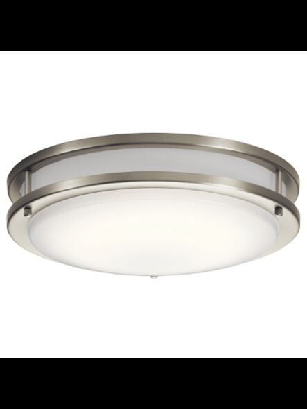 Kichler 10769NILED 1-Light Brushed Nickel 28.50W LED Flush Mount Ceiling Light