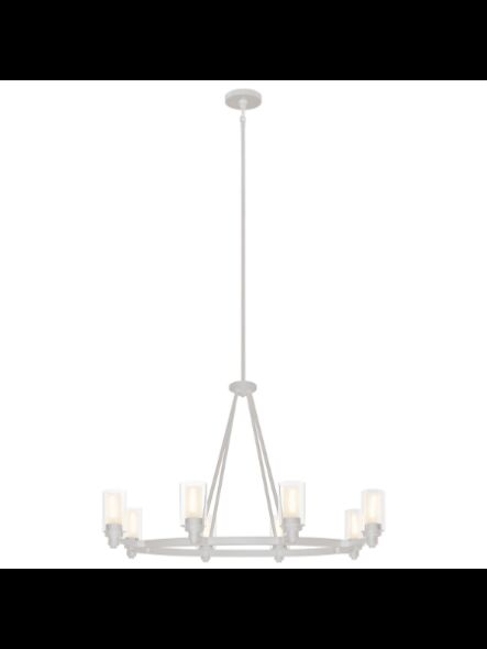 Kichler 2345OZ 8-Lights Olde Bronze 60W 1-Tier Chandelier