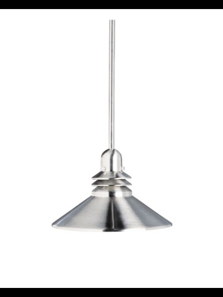 Kichler 2714NI 1-Light Brushed Nickel 150W Mini Pendant