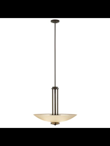 Kichler 3275OZ 3-Lights Olde Bronze 100W Inverted Pendant
