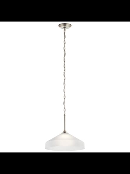 Kichler 3349NI 1-Light Brushed Nickel 150W Pendant
