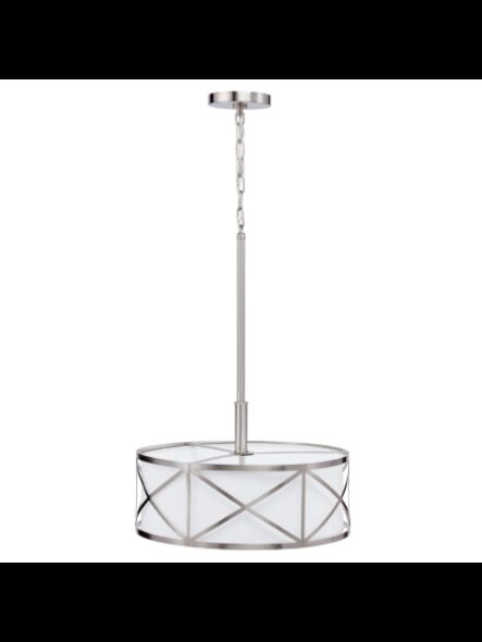 Kichler 34720 3-Lights Brushed Nickel 60W Pendant