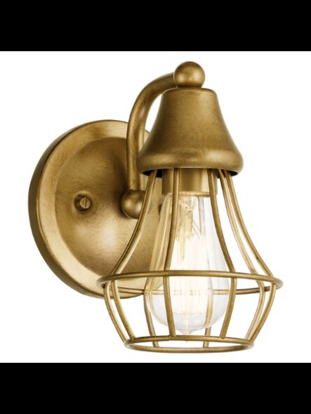 Kichler 37511 1-Light Natural Brass 60W Wall Sconce