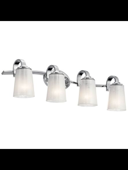 Kichler 37517 4-Lights Chrome 60W Vanity Light
