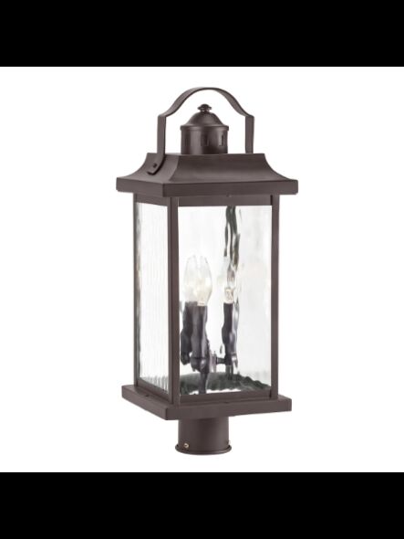 Kichler 39458 3-Lights Olde Bronze 60W Outdoor Post Light