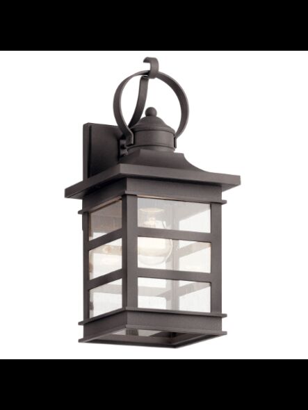 Kichler 39537 1-Light Weathered Zinc Outdoor Wall Light