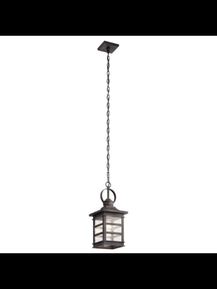 Kichler 39538 1-Light Weathered Zinc Outdoor Hanging Light