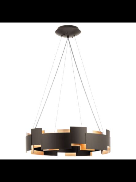 Kichler 42992OZLED Olde Bronze LED Round Chandelier