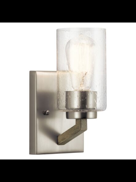 Kichler 43038DAG 1-Light Distressed Antique Gray 75W Wall Sconce