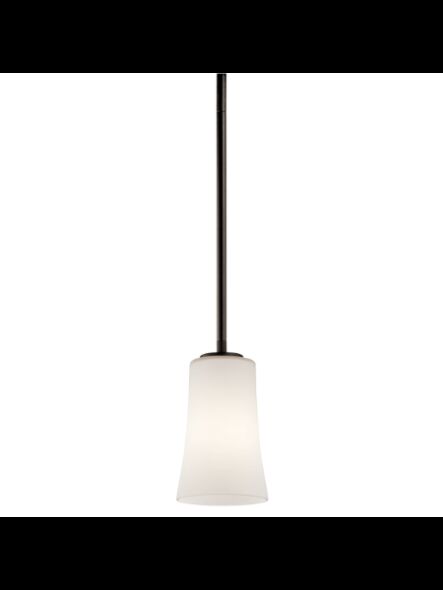 Kichler 43077OZL18 1-Light Olde Bronze 10W LED Mini Pendant