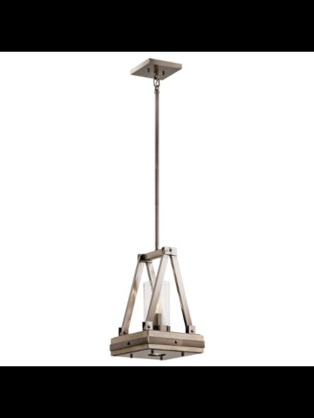 Kichler 43435CLP 1-Light Classic Pewter 100W Pendant