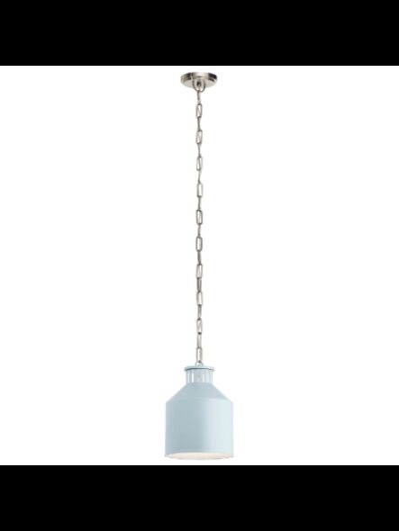 Kichler 44306LBL 1-Light Light Blue 75W Mini Pendant