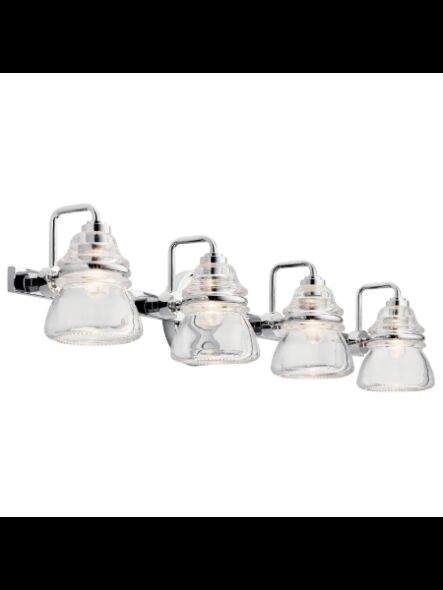 Kichler 45694CH 4-Lights Chrome 60W Vanity Light