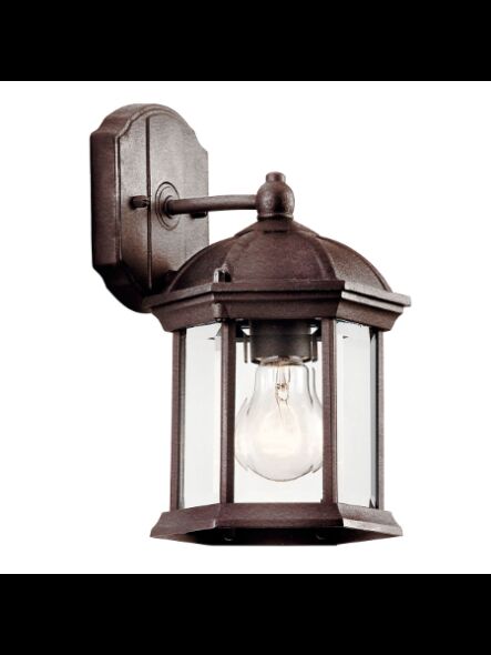 Kichler 49183TZ 1-Light Tannery Bronze 100W Outdoor Wall Light
