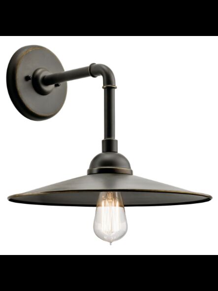 Kichler 49586OZ 1-Light Olde Bronze 100W Outdoor Wall Light