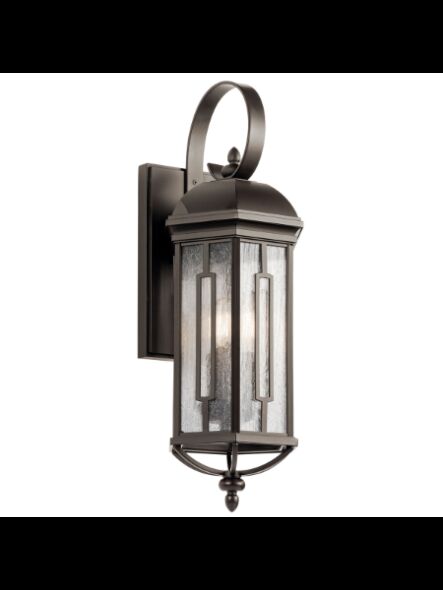 Kichler 49711OZ 3-Lights Olde Bronze 60W Outdoor Wall Light