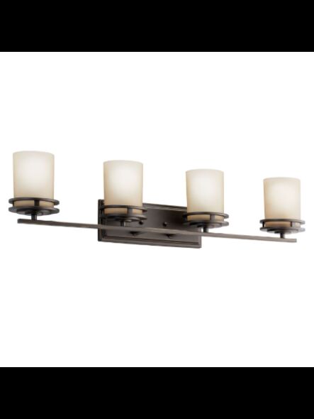 Kichler 5079OZ 4-Lights Olde Bronze 100W Vanity Light