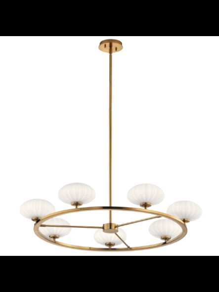 Kichler 52225FXG 7-Lights Fox Gold 50W 2-Tier Chandelier