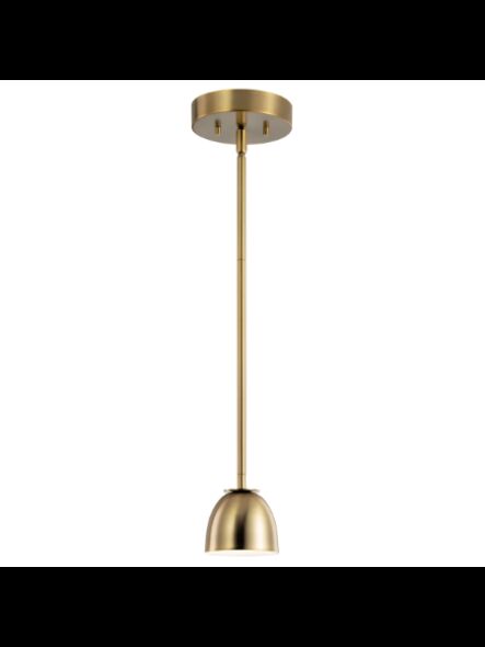 Kichler 52419BNBLED 1-Light Brushed Natural Brass LED Mini Pendant