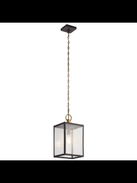Kichler 59008WZC 1-Light Weathered Zinc 100W Outdoor Pendant