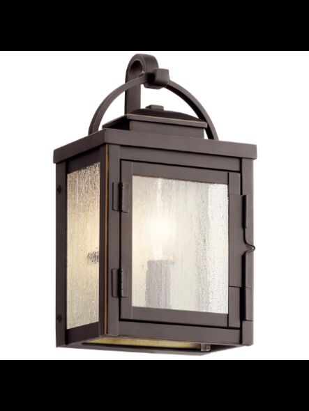 Kichler 59010RZ 1-Light Rubbed Bronze 60W Outdoor Wall Light