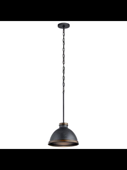 Kichler 82280 1-Light Weathered Zinc 60W Pendant