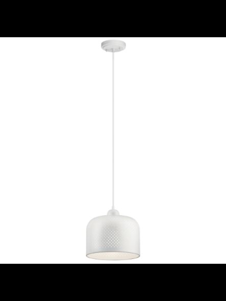 Kichler 82283 1-Light White 60W Pendant