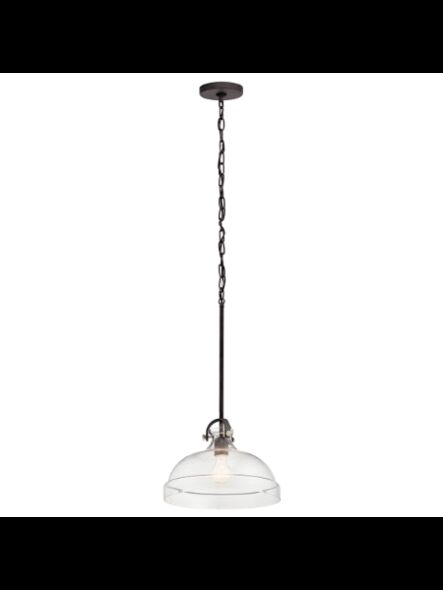 Kichler 82284 1-Light Weathered Zinc 60W Pendant
