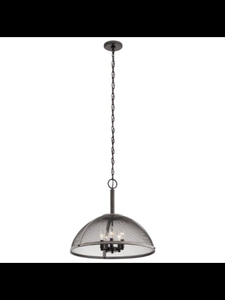 Kichler 82319 5-Lights Anvil Iron 60W Pendant