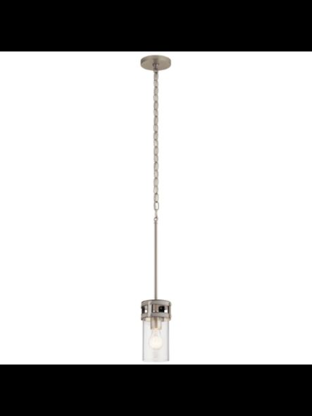 Kichler 82326 1-Light Brushed Nickel 60W Mini Pendant