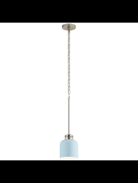 Kichler 82328 1-Light Brushed Nickel 60W Mini Pendant