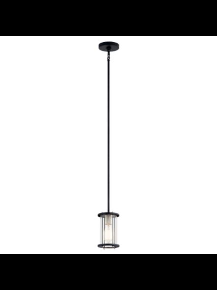 Kichler 82331 1-Light Matte Black 60W Mini Pendant