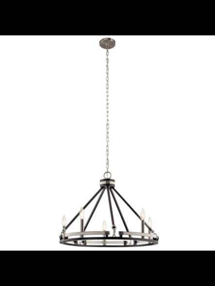 Kichler 82333 5-Lights Anvil Iron 60W 1-Tier Chandelier