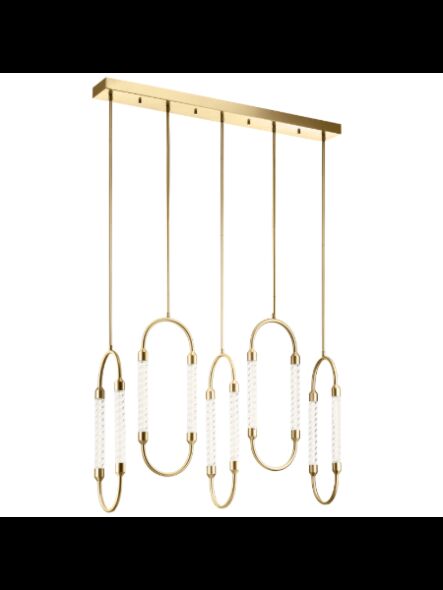 Kichler 84146 5-Lights Champagne Gold LED Pendant