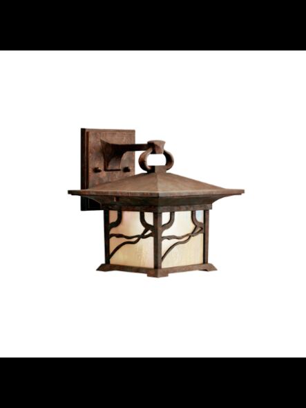 Kichler 9025DCO 1-Light Distressed Copper 100W Outdoor Wall Light