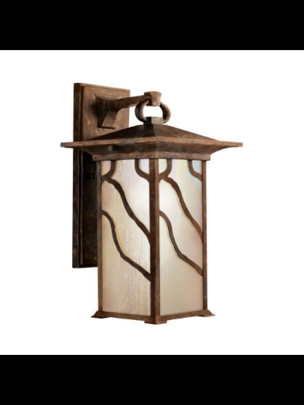 Kichler 9031DCO 1-Light Distressed Copper 100W Outdoor Wall Light
