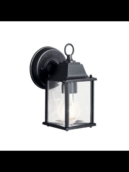 Kichler 9794BK 1-Light Black 100W Outdoor Wall Light