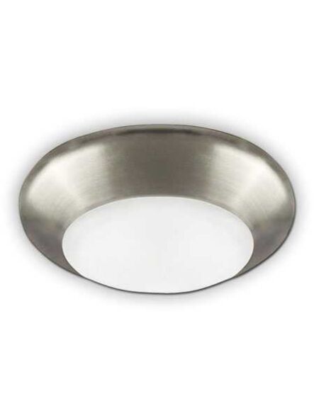 Canarm 4 LED Disk Surface Mounted 12W Brushed Nickel LED-SM4D-BN-C