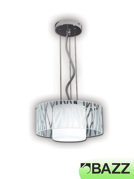 bazz duo chrome suspended fixture model 1 lu3212sb