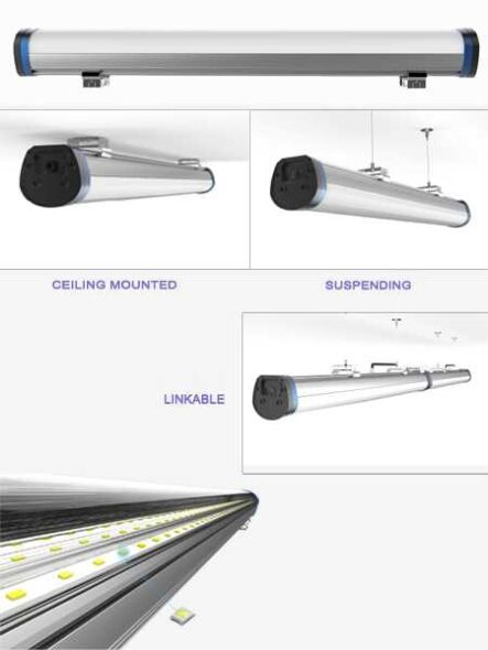 Luxwerx LUXT2G1500 Superpower 5-feet 100W Linear LED Light