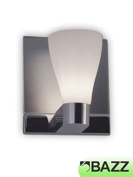bazz bagno 1-light textured glass wall light m1901w