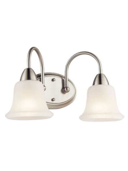 Modern vanity light for bathroom from Kichler lighting