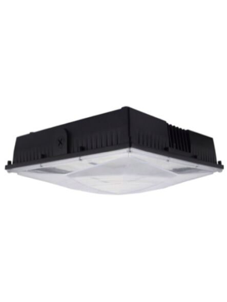 Naturaled LED-FXSCM60-40K-BK 60W Black LED Slim Large Canopy