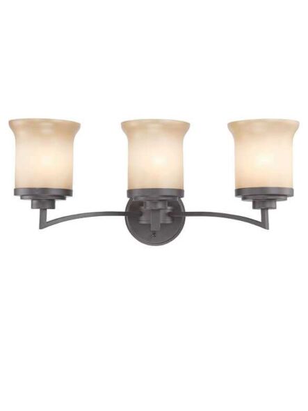 Nuvo Lighting Harmony 60-4123 3-Light Dark Chocolate Bronze Vanity Light