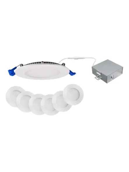 Ortech SLIM4CONT-3CCT 12W 4" LED Slim Contractor Pack CCT Selectable 6-pk