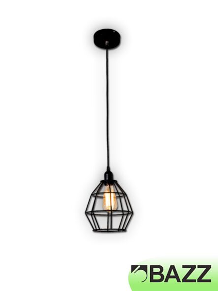 bazz vesta black suspended fixture model 3 (2-pack) p14687bk