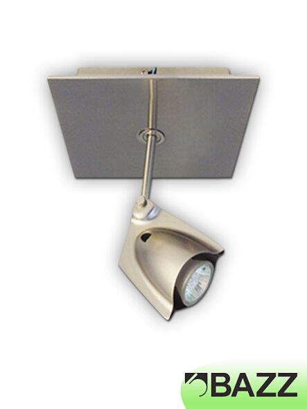 bazz accent 1-light chrome multidirectionnal spot fixture pr4001ch