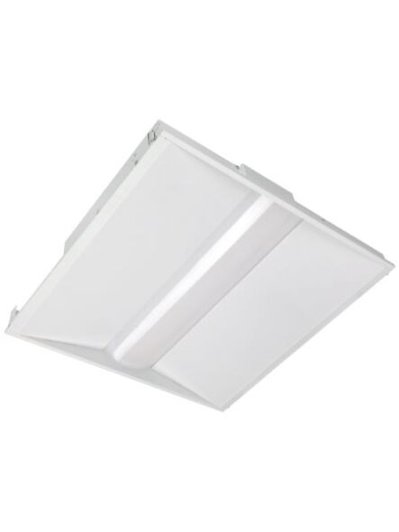 Reno lighting durable 2x2 troffer light fixture with wattage and CCT selectable feature